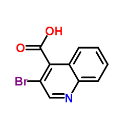 3-bromoquinoline-4-carboxylic acid结构式