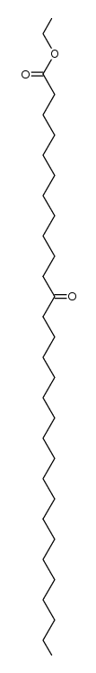 12-oxo-triacontanoic acid ethyl ester结构式