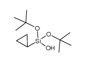 di-tert-butoxy(cyclopropyl)silanol Structure