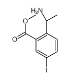 (S)-2-(1-氨基乙基)-5-碘苯甲酸甲酯结构式