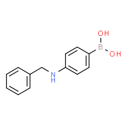 4-(benzylamino)phenylboronic acid Structure