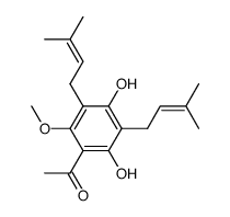 2,4-Dihydroxy-6-methoxy
-3,5-diprenylacetophenone图片