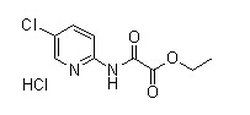 2-[(5-Chloropyridin-2-yl)amino]-2-oxoacetic acid ethyl ester monohydrochloride structure