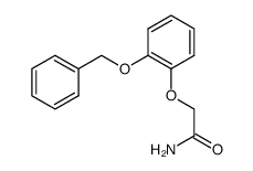2-(2-(benzyloxy)phenoxy)acetamide结构式