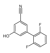 3-(2,6-difluorophenyl)-5-hydroxybenzonitrile结构式