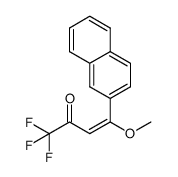 1,1,1-trifluoro-4-methoxy-4-(naphthalen-2-yl)but-3-en-2-one Structure
