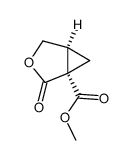 (1R,5S)-methyl 2-oxo-3-oxabicyclo[3.1.0]hexane-1-carboxylate结构式