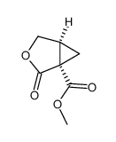 (1R,5S)-methyl 2-oxo-3-oxabicyclo[3.1.0]hexane-1-carboxylate Structure