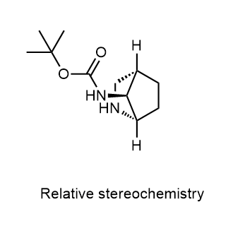 rel-tert-Butyl ((1S,4S,7S)-2-azabicyclo[2.2.1]heptan-7-yl)carbamate Structure