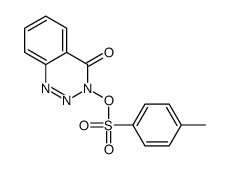 (4-oxo-1,2,3-benzotriazin-3-yl) 4-methylbenzenesulfonate Structure