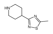 5-methyl-3-piperidin-4-yl-1,2,4-thiadiazole Structure