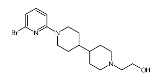 2-(6-bromo-3',4',5',6',3'',4'',5'',6''-octahydro-2'H,2''H-[2,1':4',4'']terpyridin-1''-yl)ethanol Structure