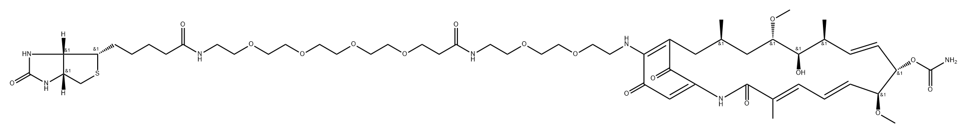 Geldanamycin-Biotin结构式