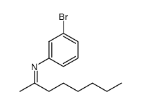 N-(3-bromophenyl)octan-2-imine Structure