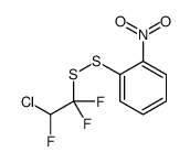 1-[(2-chloro-1,1,2-trifluoroethyl)disulfanyl]-2-nitrobenzene结构式
