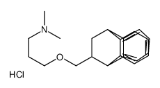 11-(3-(Dimethylamino)propoxy)methyl-9,10-dihydro-9,10-ethanoanthracene hydrochloride结构式