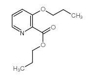 3-丙氧基吡啶-2-甲酸丙酯结构式