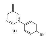 1-(4-bromophenyl)-3-(2-methylprop-2-enyl)thiourea结构式