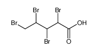 2,3,4,5-tetrabromo-valeric acid结构式