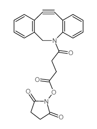 4-[(5-氮杂-3,4:7,8-二苯并环辛-1-炔)-5-基]-4-氧代丁酸-N-琥珀酰亚胺酯图片
