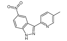 3-(5-methylpyridin-2-yl)-5-nitro-1H-indazole Structure