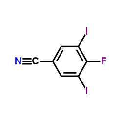 4-Fluoro-3,5-diiodobenzonitrile结构式