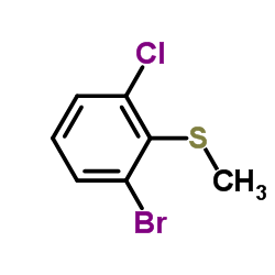 2-Bromo-6-chlorothioanisole结构式