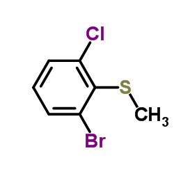 2-Bromo-6-chlorothioanisole structure