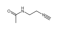 1-isocyano-2-(N-acetylamino)-ethane Structure