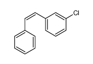 (Z)-1-chloro-3-styrylbenzene Structure