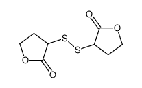 3,3'-Disulfanediylbis(tetrahydrofuran-2-one) structure