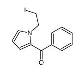 [1-(2-iodoethyl)pyrrol-2-yl]-phenylmethanone Structure