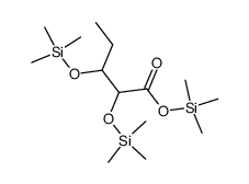 2,3-Bis(trimethylsiloxy)pentansaeure-trimethylsilylester结构式