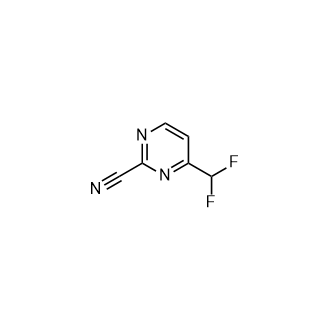 4-(DIFLUOROMETHYL)PYRIMIDINE-2-CARBONITRILE picture