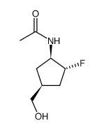 Acetamide, N-[2-fluoro-4-(hydroxymethyl)cyclopentyl]-, (1-alpha-,2-ba-,4-alpha-)- (9CI) picture