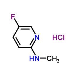 5-Fluoro-N-methyl-2-pyridinamine hydrochloride (1:1)结构式