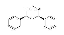 (1S,3R)-3-(methylselanyl)-1,3-diphenylpropan-1-ol Structure