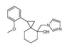 8-(imidazol-1-ylmethyl)-2-(2-methoxyphenyl)spiro[2.5]octan-8-ol Structure