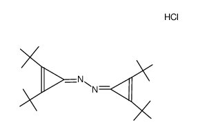 Di-tert-butylcyclopropenonazindihydrochlorid结构式