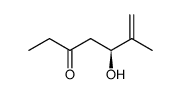 (S)-5-hydroxy-6-methyl-6-hepten-3-one结构式