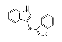 3,3'-Selenobis(1H-indole)结构式