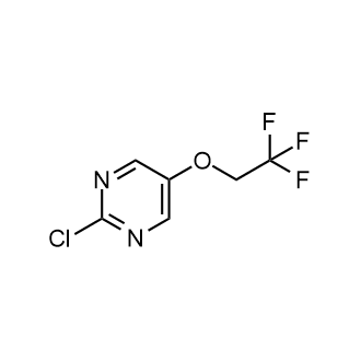 2-Chloro-5-(2,2,2-trifluoroethoxy)pyrimidine structure