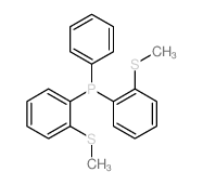 Phosphine,bis[2-(methylthio)phenyl]phenyl-结构式