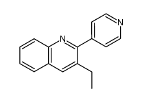 3-ethyl-2-(pyridin-4-yl)quinoline Structure