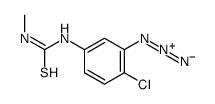 1-(3-azido-4-chlorophenyl)-3-methyl-2-thiourea structure