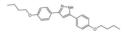 3,5-bis(4-butoxyphenyl)-1H-pyrazole结构式