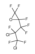 2-(2,3-dichloro-1,1,2,3,3-pentafluoropropyl)-2,3,3-trifluorooxirane结构式