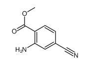 Methyl 2-amino-4-cyanobenzoate structure