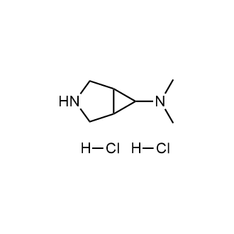 Exo-N,N-dimethyl-3-azabicyclo[3.1.0]hexan-6-amine dihydrochloride Structure