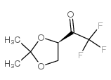 Ethanone, 1-(2,2-dimethyl-1,3-dioxolan-4-yl)-2,2,2-trifluoro-, (R)- (9CI)结构式